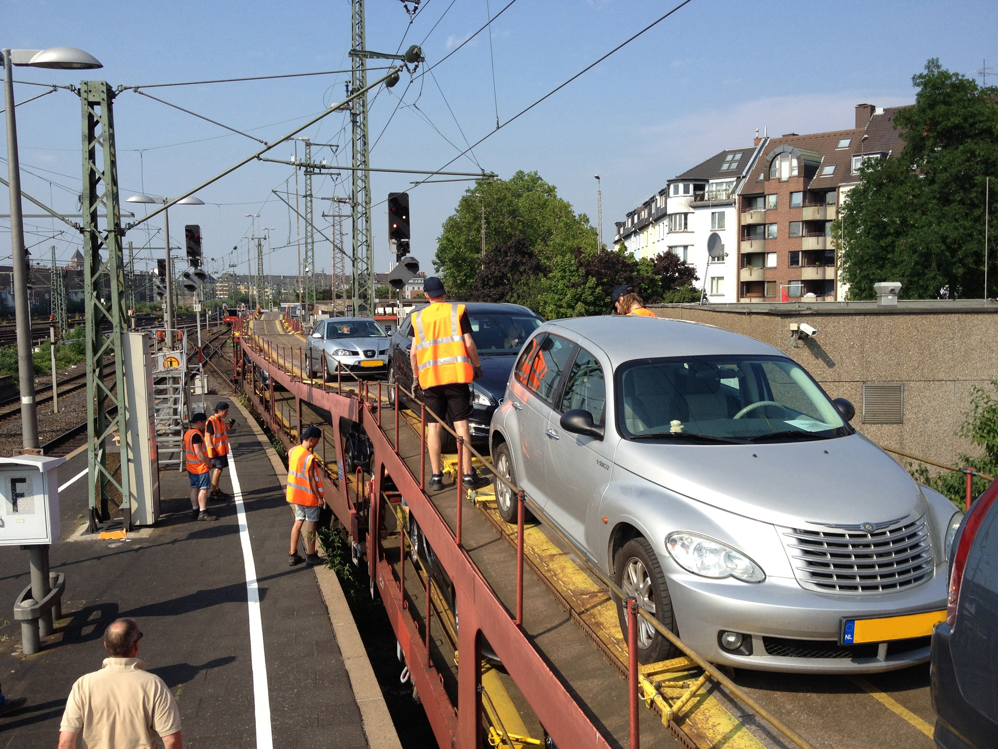 Autoreisezug 2016 Düsseldorf nach Verona